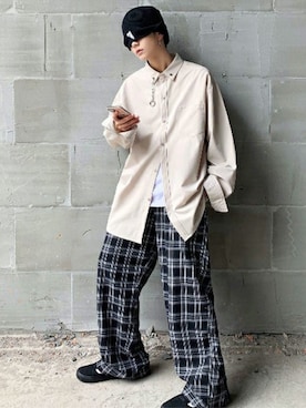 「neos（ネオス）のアイテム」を使った、pppさん（メンズ・165cm）の春コーディネート