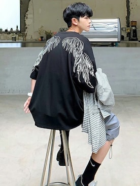 「neos（ネオス）のアイテム」を使った、pppさん（メンズ・165cm）の夏コーディネート