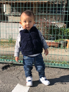nkitkさん（キッズ・80cm）の冬コーディネート