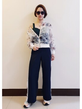 「So Nice（ソーナイス）のアイテム（ジャケット/アウター）」を使った、Gemmaさん（レディース・156cm）の夏コーディネート