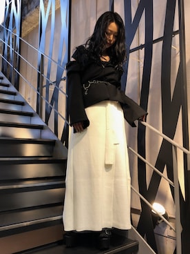 「backlash」｜「アイテム（アクセサリー）」を使った、runaさん（レディース・159cm）の秋コーディネート