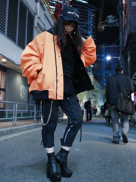 「ROYAL FLASH（ロイヤルフラッシュ）のアイテム（財布/小物）」を使った、runaさん（レディース・159cm）の秋コーディネート