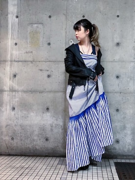 「TOMMY HILFIGER（トミーヒルフィガー）のアイテム」を使った、runaさん（レディース・159cm）の冬コーディネート