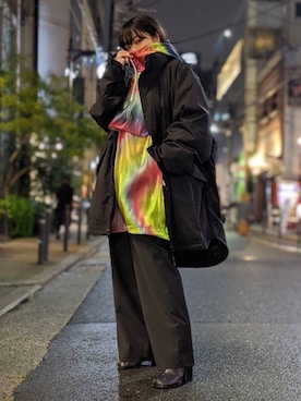 「A.A.Spectrum（エーエースペクトラム）のアイテム（ジャケット/アウター）」を使った、runaさん（レディース・159cm）の春コーディネート