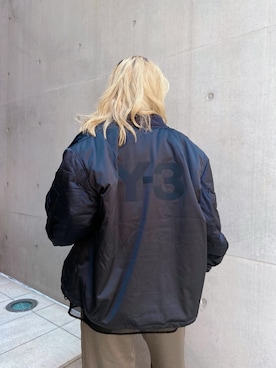 「Y-3（ワイスリー）のアイテム（その他アウター）」を使った、runaさん（レディース・159cm）の夏コーディネート