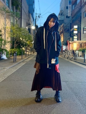 「PASCAL MARIE DESMARAIS（パスカルマリエデマレ）のアイテム（トップス）」を使った、runaさん（レディース・159cm）の夏コーディネート