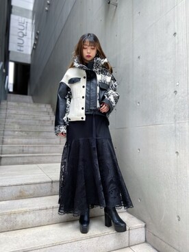 「AULA」｜「アイテム（ジャケット/アウター）」を使った、runaさん（レディース・159cm）の秋コーディネート
