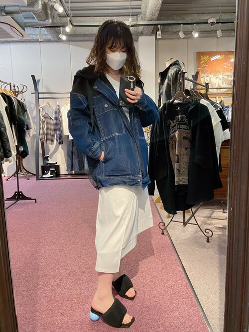 良質 アウラアイラ ツイルフーディーブルゾン - その他