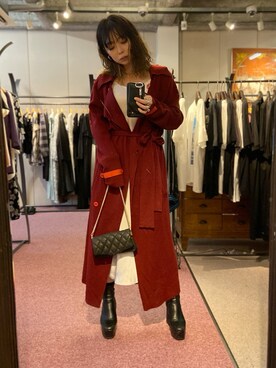 「backlash」｜「アイテム（財布/小物）」を使った、runaさん（レディース・159cm）の春コーディネート