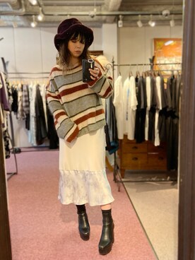 「backlash」｜「アイテム（PC・スマホグッズ/家電）」を使った、runaさん（レディース・159cm）の春コーディネート