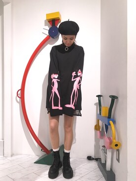 「stereovinyls」｜Hikaru Shimizuさん（レディース・165cm）の春コーディネート