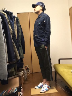 「ROSE BUD（ローズバッド）のアイテム」を使った、ikutaroさん（メンズ・177cm）の春コーディネート