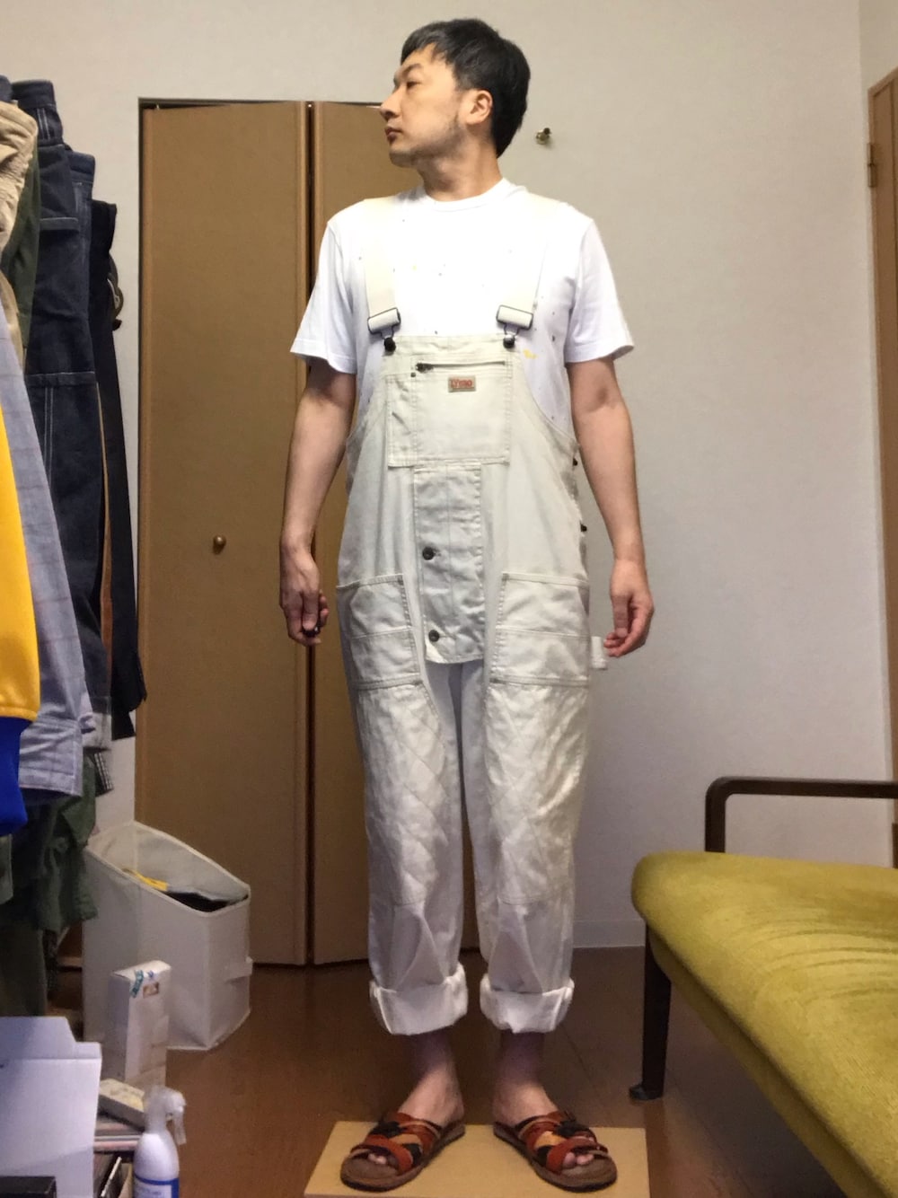 Nigel Cabournのサロペット/オーバーオール（ホワイト系）を使った人気
