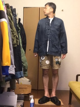 「SOPHNET.（ソフネット）のアイテム（その他アウター）」を使った、ikutaroさん（メンズ・177cm）の秋コーディネート