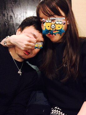 「アイテム（バングル/リストバンド）」を使った、NAKさん（メンズ・180cm）の冬コーディネート