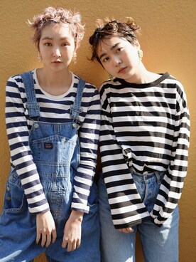 「CONVERSE（コンバース）のCONVERSE ALL STAR　ハイカットスニーカー（スニーカー）」を使った、miccco.さん（レディース・158cm）の春コーディネート