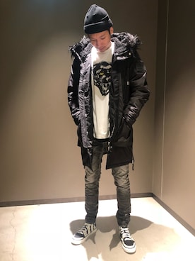 「ららぽーと富士見」｜「アイテム（その他アウター）」を使った、nobuさん（メンズ・183cm）の秋コーディネート