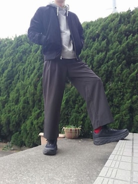 「UNIQLO（ユニクロ）の50色ソックス（消臭機能付き）（ソックス/靴下）」を使った、HIROTOさん（メンズ・175cm）の冬コーディネート