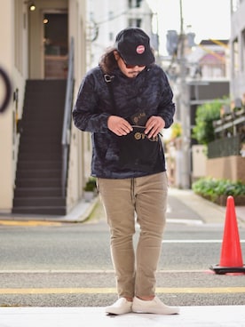 「THE QUIET LIFE（クワイエットライフ）のアイテム（ジャケット/アウター）」を使った、ジュンさん（メンズ・170cm）の秋コーディネート
