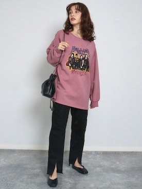 「Factor=（ファクターイコール）のアイテム（パンツ）」を使った、Factor= modelさん（レディース・160cm）の秋コーディネート