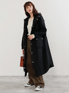 「Factor=（ファクターイコール）のアイテム（ジャケット/アウター）」を使った、Factor= modelさん（レディース・160cm）の春コーディネート