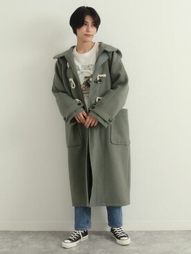 「Factor=（ファクターイコール）のアイテム（ジャケット/アウター）」を使った、Factor= modelさん（レディース・164cm）の秋コーディネート
