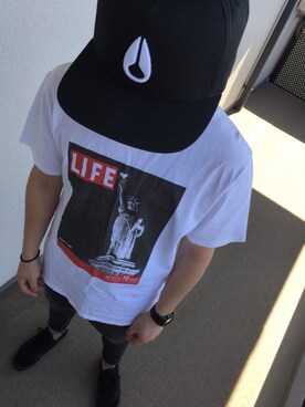 「BEN DAVIS/PROJECT LINE（ベンデイビスプロジェクトライン）のアイテム」を使った、mtstさん（メンズ・160cm）の夏コーディネート