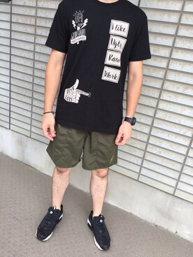 「Lightning Bolt（ライトニングボルト）のアイテム」を使った、mtstさん（メンズ・160cm）の夏コーディネート