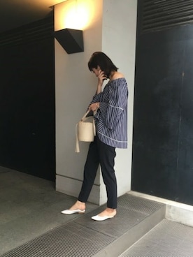 「アイテム（パンプス）」を使った、nano・universe lady's webeditorさん（レディース・171cm）の春コーディネート