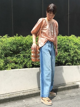 「Gem.（ジェム）のアイテム」を使った、nano・universe lady's webeditorさん（レディース・171cm）の春コーディネート