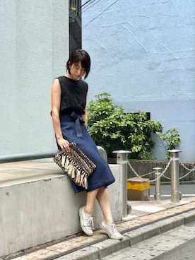 nano・universe lady's webeditorさん（レディース・171cm）の夏コーディネート