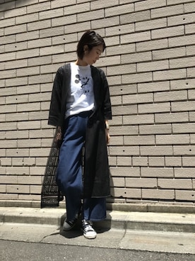 「ミッキーT」｜「アイテム（ワンピース/ドレス）」を使った、nano・universe lady's webeditorさん（レディース・171cm）の夏コーディネート