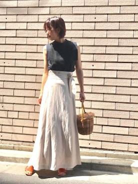 nano・universe lady's webeditorさん（レディース・171cm）の夏コーディネート