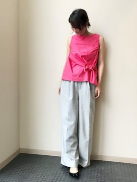 nano・universe lady's webeditorさん（レディース・171cm）の夏コーディネート