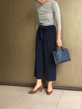 「アイテム（パンプス）」を使った、nano・universe lady's webeditorさん（レディース・171cm）の秋コーディネート