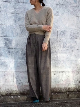 「アイテム（パンプス）」を使った、nano・universe lady's webeditorさん（レディース・171cm）の冬コーディネート