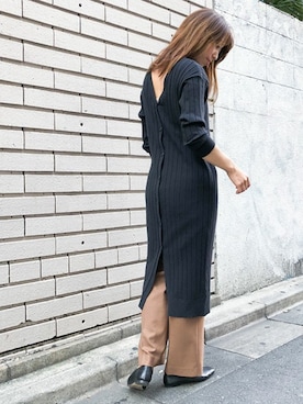 「アイテム（パンプス）」を使った、nano・universe lady's webeditorさん（レディース・171cm）の秋コーディネート