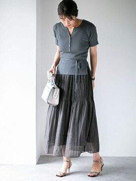 Nano Universe ナノユニバース の プリーツドッキングワンピース ワンピース Wear