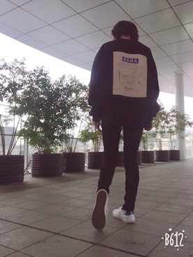 「ANDGEEBEE（アンジービー）のアイテム（スウェット）」を使った、mayuさん（レディース・163cm）の冬コーディネート