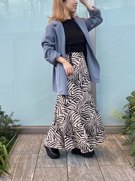 「RAY CASSIN（レイカズン）のアイテム（ジャケット/アウター）」を使った、misumiさん（レディース・148cm）の秋コーディネート
