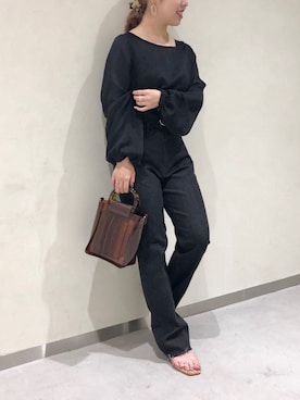 「アイテム（キャミソール）」を使った、misumiさん（レディース・148cm）の秋コーディネート