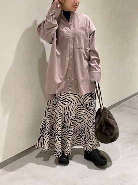 「RAY CASSIN（レイカズン）のアイテム（ブルゾン）」を使った、misumiさん（レディース・148cm）の秋コーディネート