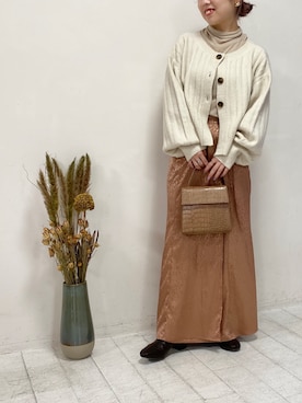 「RAY CASSIN（レイカズン）のアイテム（ブーツ）」を使った、misumiさん（レディース・148cm）の秋コーディネート