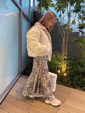 「RAY CASSIN（レイカズン）のアイテム（ブルゾン）」を使った、misumiさん（レディース・148cm）の秋コーディネート
