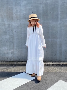 「RAY CASSIN（レイカズン）のアイテム（ワンピース/ドレス）」を使った、misumiさん（レディース・148cm）の春コーディネート