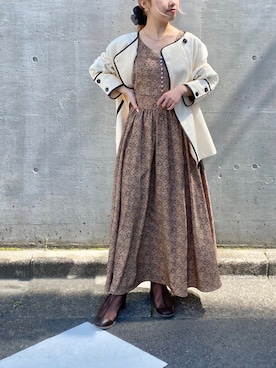 「シュシュ」｜「アイテム（ブルゾン）」を使った、misumiさん（レディース・148cm）の春コーディネート