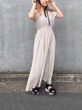 「RAY CASSIN（レイカズン）のアイテム（帽子）」を使った、misumiさん（レディース・148cm）の春コーディネート