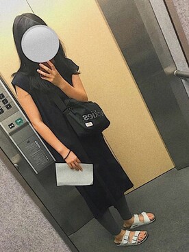 「YEVS（イーブス）のアイテム（ワンピース/ドレス）」を使った、まさん（レディース・151cm）の夏コーディネート