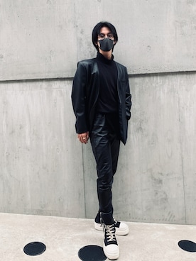 「AVALONE（アヴァロン）のアイテム」を使った、たくみさん（メンズ・170cm）の秋コーディネート