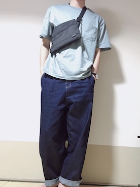 「初挑戦アイテム」｜たかさん（メンズ・173cm）の夏コーディネート